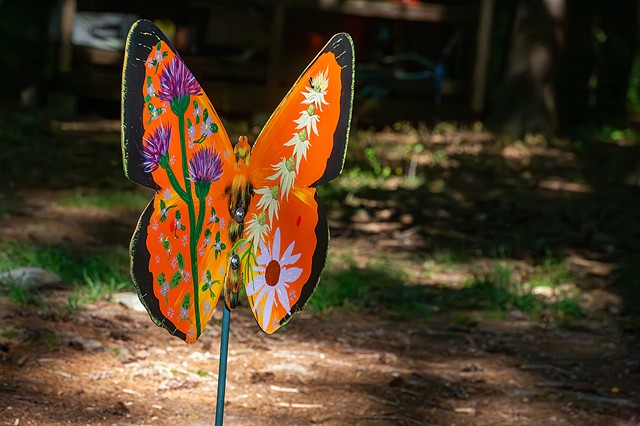 Camp Kent 2023 Butterfly Mural Migration, photo credit John Andrews