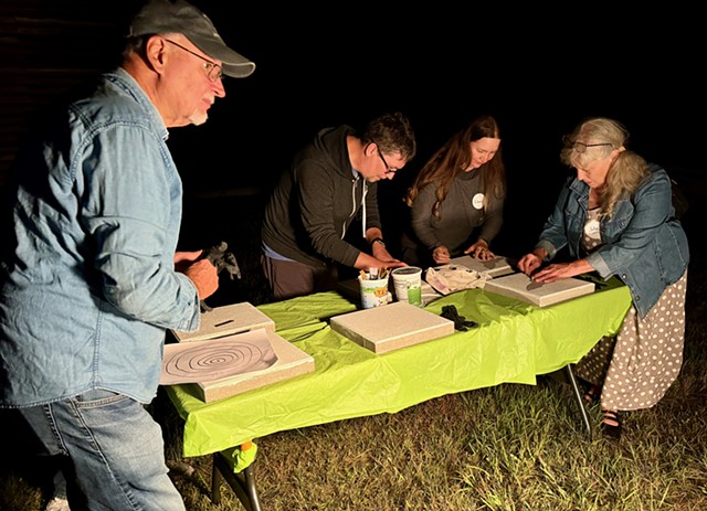 Dark Skies lecture and glow-in-the-dark garden stepping stone workshop