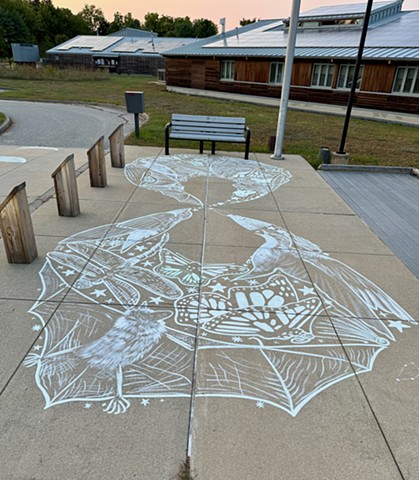 Dark Skies mural at Parker River National Wildlife Refuge