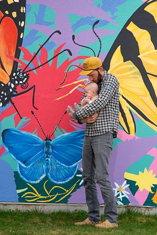 Native Plant + Pollinator Mural