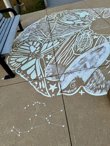 Dark Skies mural at Parker River National Wildlife Refuge