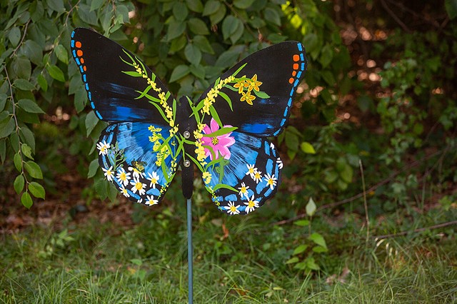 Camp Kent 2023 Butterfly Mural Migration, photo credit John Andrews