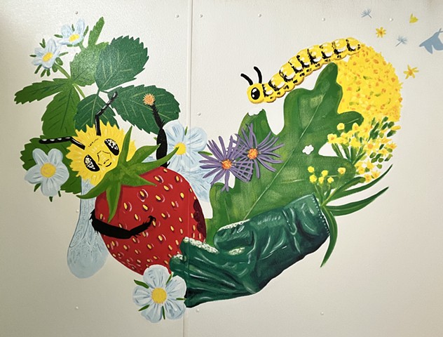 Blooms, Bees, and Bathrooms