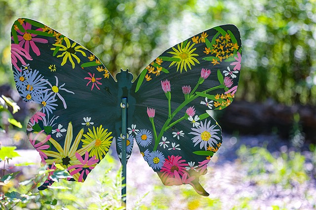 Camp Kent 2023 Butterfly Mural Migration, photo credit John Andrews