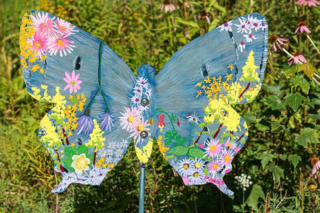 Camp Kent 2023 Butterfly Mural Migration, photo credit John Andrews