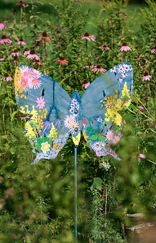 Camp Kent 2023 Butterfly Mural Migration, photo credit John Andrews