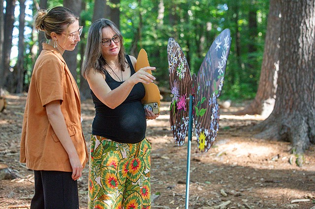 Camp Kent 2023 Butterfly Mural Migration, photo credit John Andrews