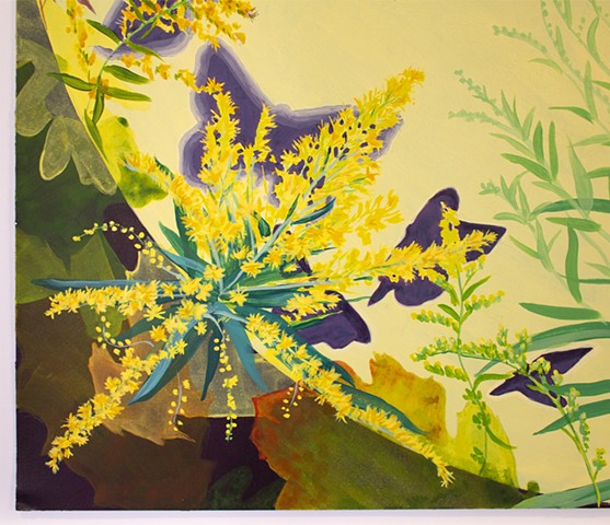 Sun eaters, pollen seekers (ode to oak & goldenrod) detail