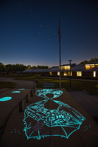 Dark Skies mural at Parker River National Wildlife Refuge