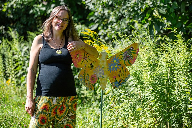 Camp Kent 2023 Butterfly Mural Migration, photo credit John Andrews