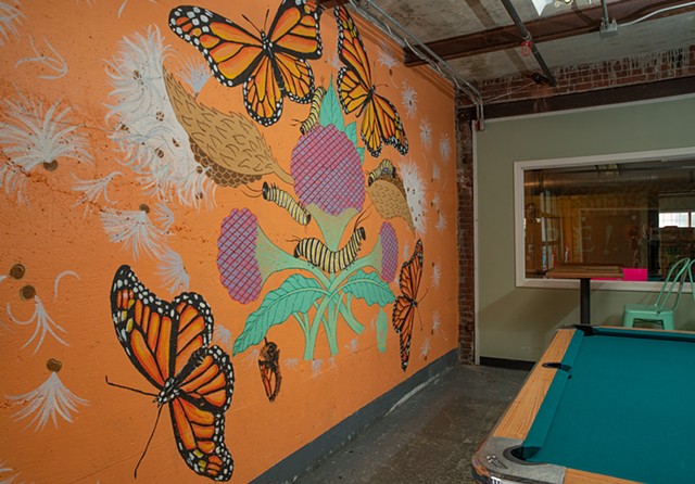 Monarch Butterflies at BareWolf Brewing in collaboration with Stevie Bareford