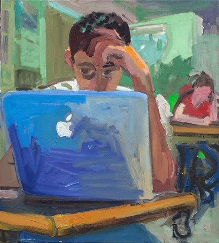 Student with Laptop