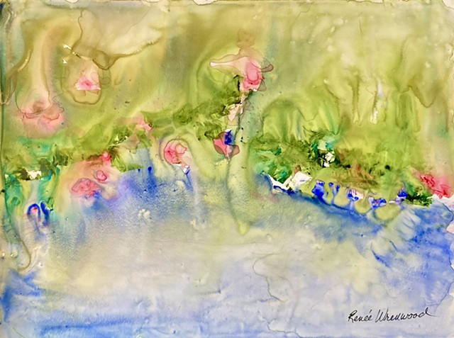 Flowers on the Pond