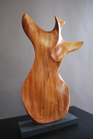 Wood sculpture, relaimed wood, urban forest, sycamore, chainsaw