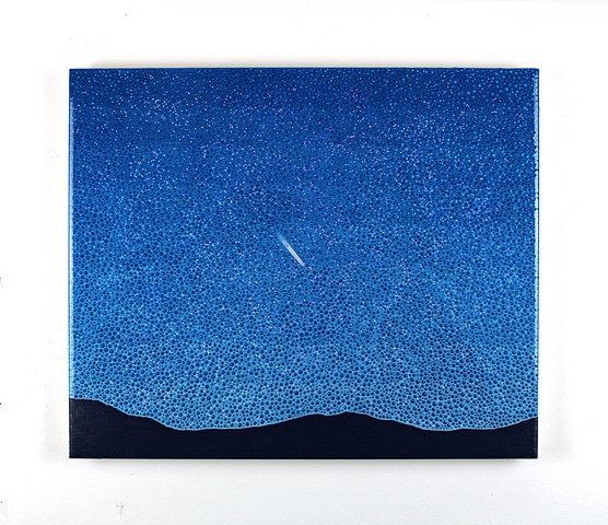 comet over the foothills
