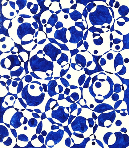 blue circles // study