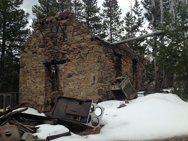 miner's stone cabin