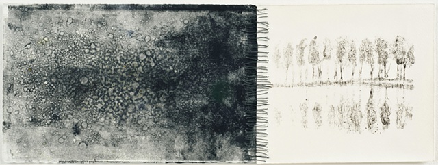 printmaking, lithography, works on paper, mixed media