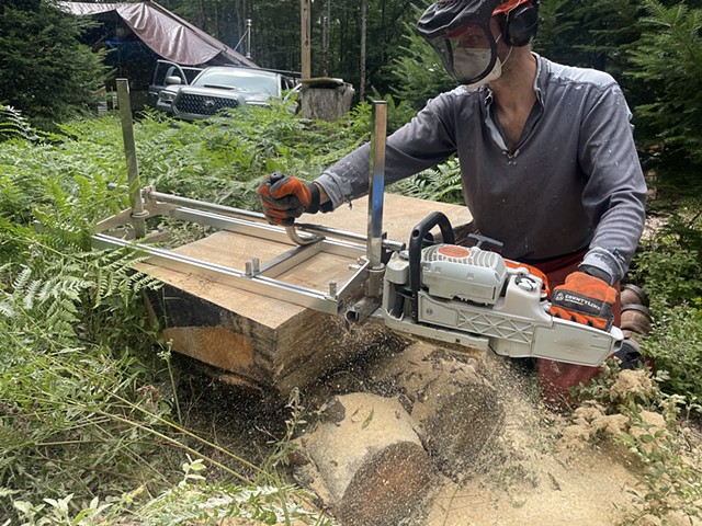 Milling White Pine
