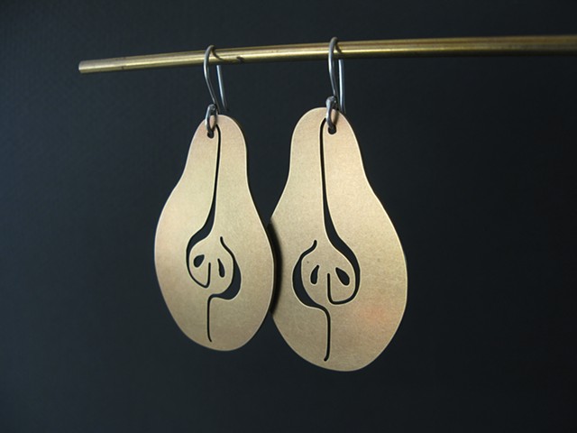 pear earrings