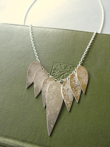 thorn and leaf necklace