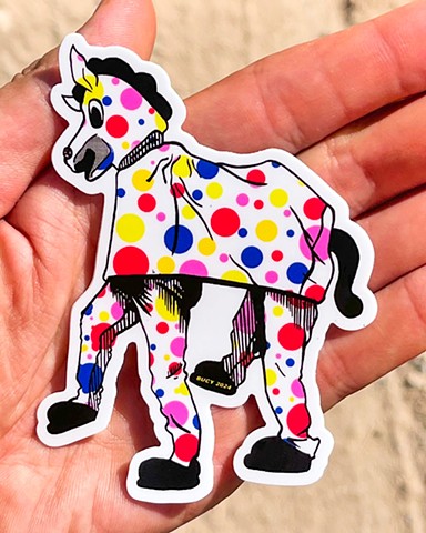 Horse Play Sticker