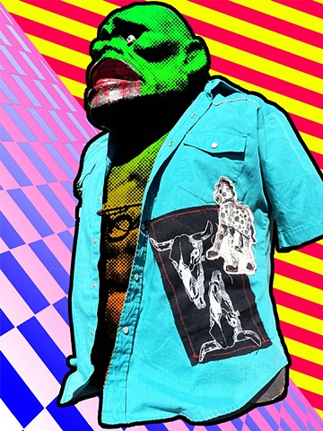 Teal Pearl Snap Front