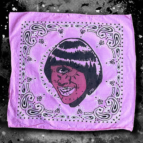 Cyclops Lady pink Hanky