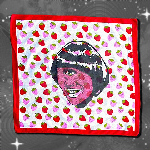 Cyclops Lady strawberry hanky 
