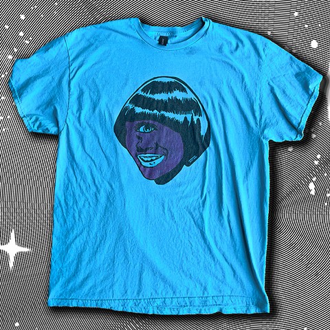 Cyclops Lady Blue Shirt