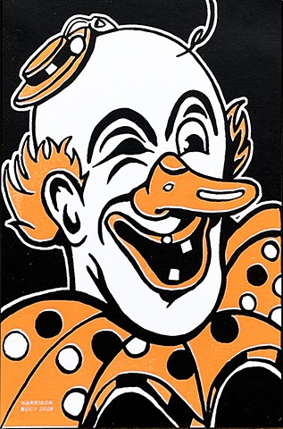 Funny Clown Orange