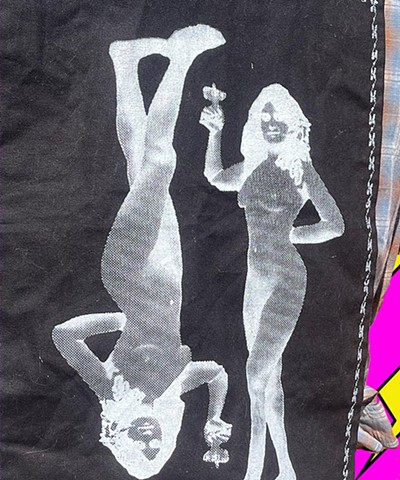 Flannel Pearl Snap Close Up