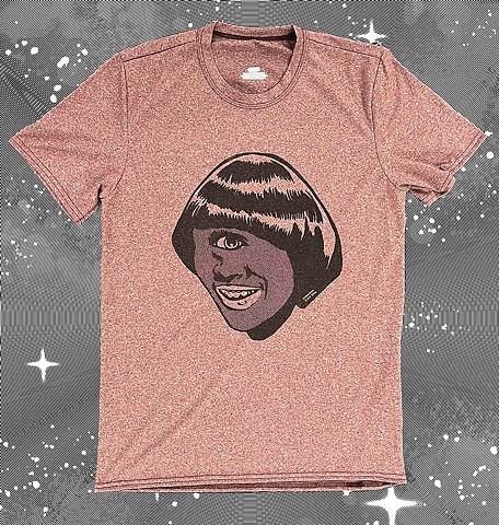Cyclops Lady Red heather shirt