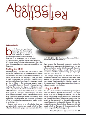 page 1
"Abstract Reflection" in 
Pottery Making Illustrated
Jan/Feb 2009