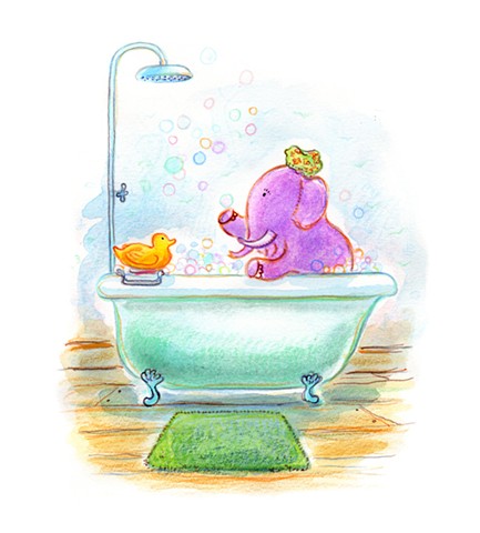 Maud Likes a Bath
