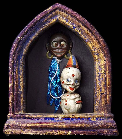 Topsy and the Ghost of Jim Crow
assemblage
19.5"x9"x4"
