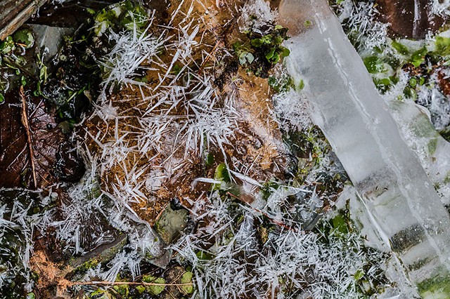 Catskill mountain Ice in the winter of 2016 photographed by Lliam Greguez