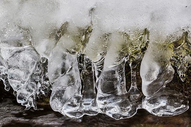 Catskill mountain Ice in the winter of 2016 photographed by Lliam Greguez