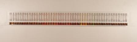 conceptual art with colored pencils, sculpture