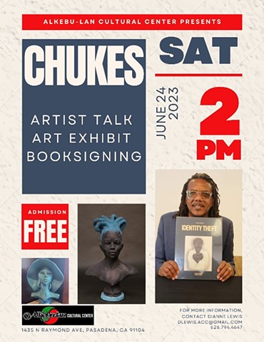 Book Signing and Talk | Chukes: Identity Theft | Alkebu-lan Cultural Center | Jun 24, 2023