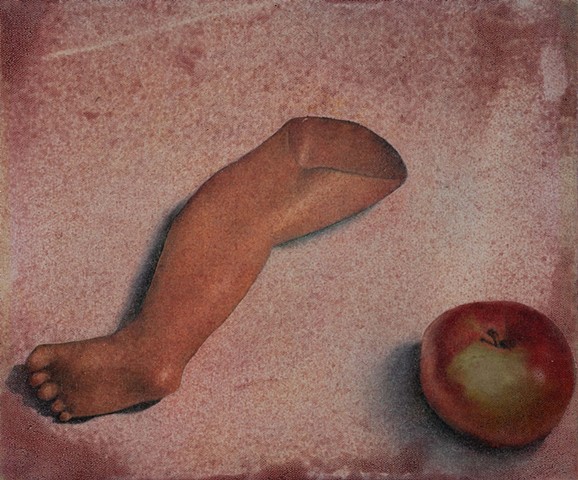 Jambe et pomme