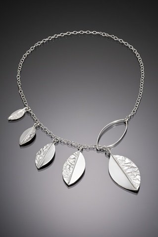 Five Leaf Lariat - Sterling Silver