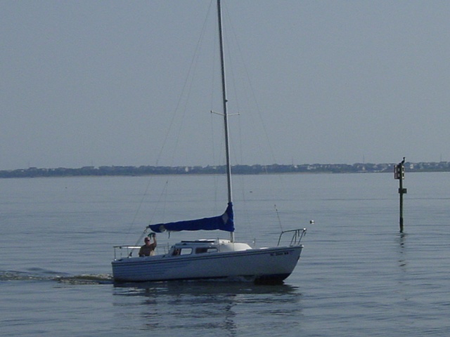 The entire Reflections line started with the piece  "Midnight Sail" due to my love of sailing.  Our little 22' Catalina is perfect for the shallow waters of the Albemarle and Pamlico Sounds.