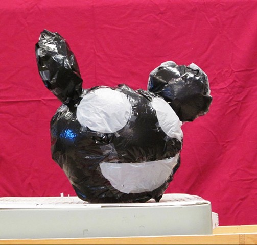 Student Work (deadmau5)
Inflatable Sculpture, made from trash