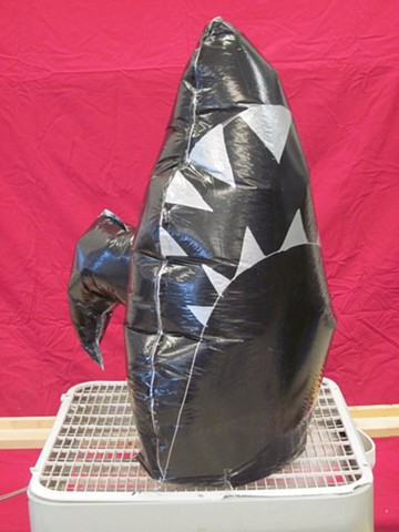 Student Work (pop-up shark)
Inflatable Sculpture, made from trash