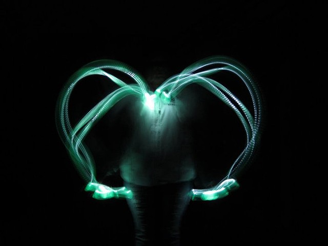 Student Work (peekaboo with her son)
Light painting long-exposure