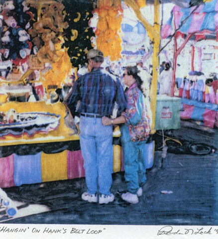 "Hanging on Hank's Belt Loop"  NC State Fair