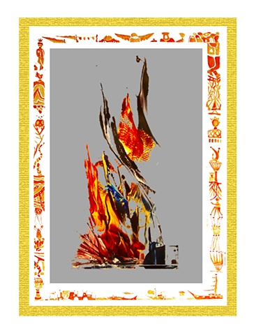 digital print from the Eternal Flame Series