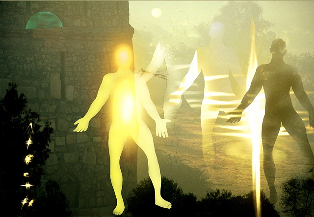digital imagery from Luminous Man Series