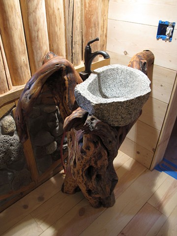 mountain mahogany sink pedestal 